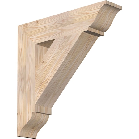 Ekena Millwork Traditional Traditional Smooth Bracket, Douglas Fir, 5 1/2"W x 26"D x 26"H BKT06X26X26TRA01SDF